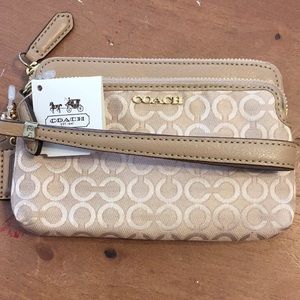 Coach Zip Wristlet